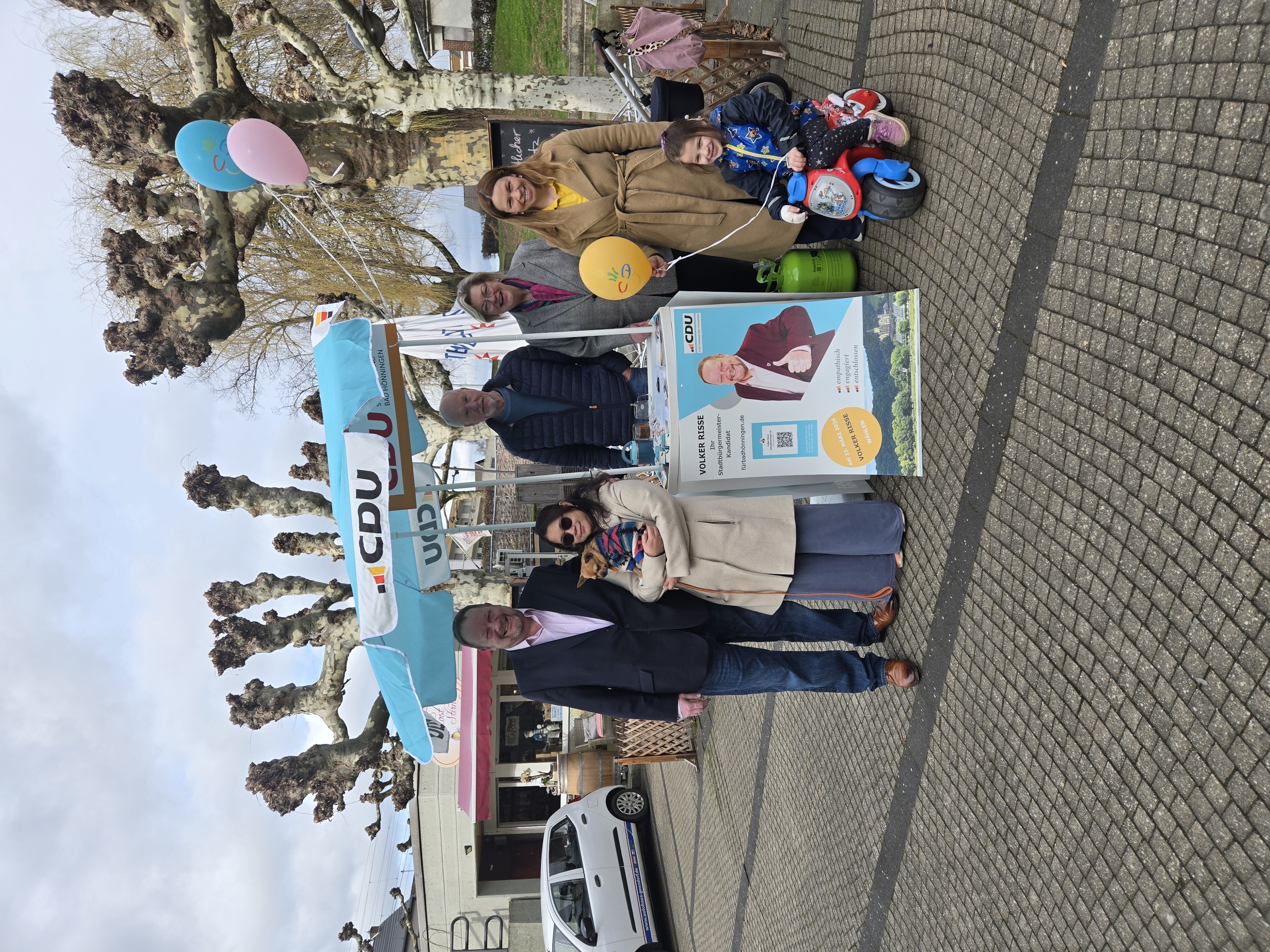 Dritter Wahlkampfstand auf dem Bärenplatz